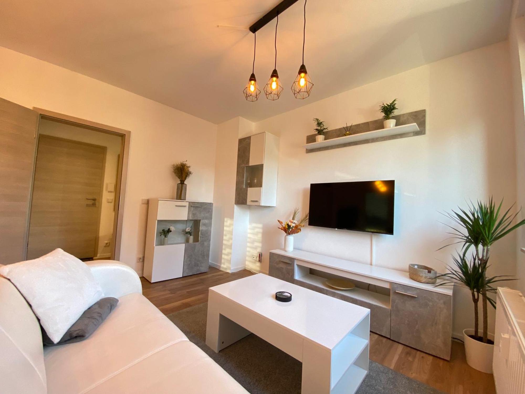 Hochwertige Ferienwohnung Mit 7Qm Balkon, Netflix, Kaffeeautomat, Rainshower Bad Zwickau Kültér fotó